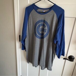 Mens, 3/4 sleeve CUBS, xxl, Chicago, go cubs go! Baseball shirt. Great gift!